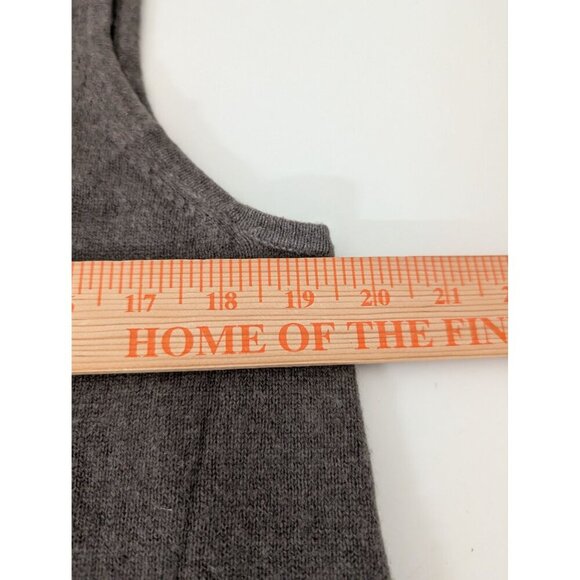 Charter Club 100% Cashmere Turtleneck Womens Size Large Brown Sleeveless Sweater - Picture 8 of 9